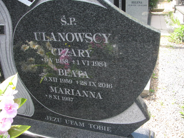 Beata Ulanowska 1959 Bielawa - Grobonet - Wyszukiwarka osób pochowanych