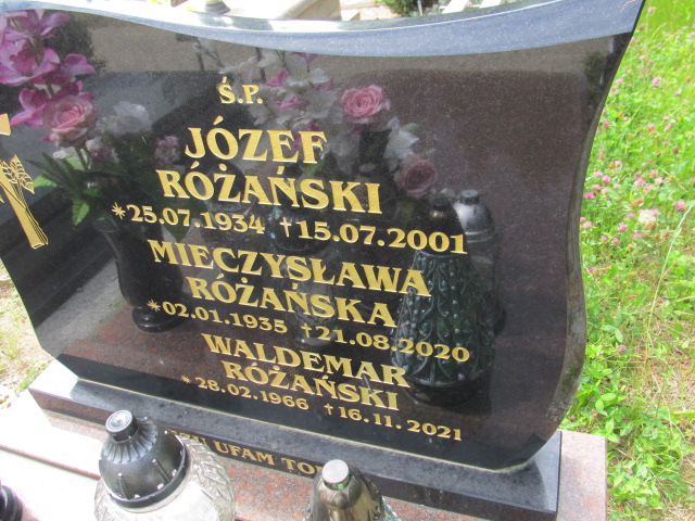 Józef RÓŻAŃSKI 1934 Bielawa - Grobonet - Wyszukiwarka osób pochowanych