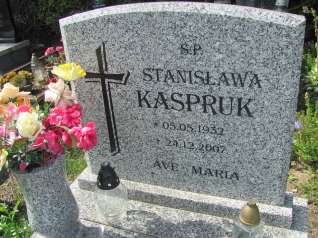 Stanisława Kaspruk 1932 Bielawa - Grobonet - Wyszukiwarka osób pochowanych