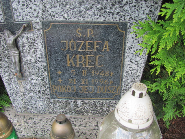 Józefa KRĘC 1948 Bielawa - Grobonet - Wyszukiwarka osób pochowanych