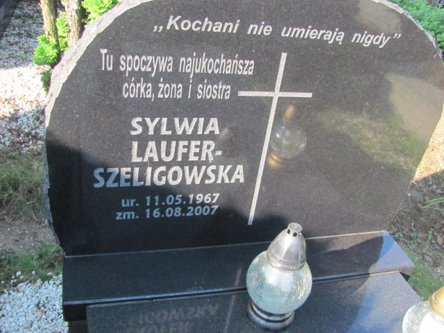 Sylwia Laufer Szeligowska 1967 Bielawa - Grobonet - Wyszukiwarka osób pochowanych