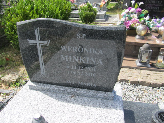 Weronika Minkina  1931 Bielawa - Grobonet - Wyszukiwarka osób pochowanych