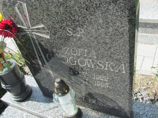 Zofia GŁOGOWSKA 1922 Bielawa - Grobonet - Wyszukiwarka osób pochowanych