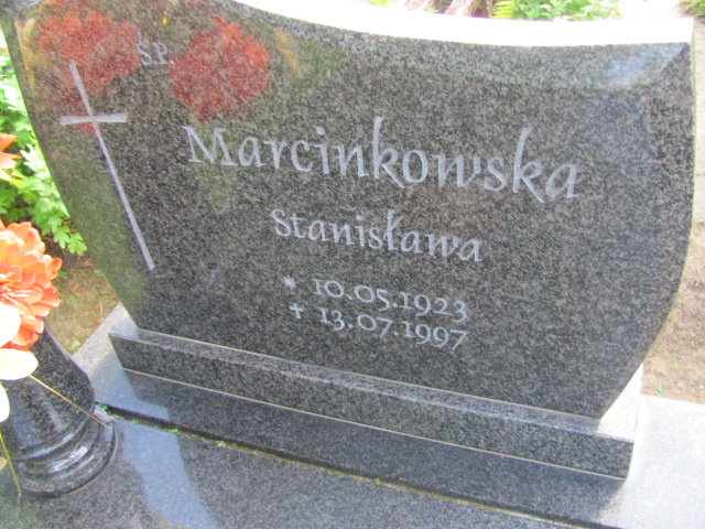 Stanisława MARCINKOWSKA 1923 Bielawa - Grobonet - Wyszukiwarka osób pochowanych