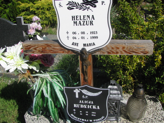 Alicja Rudnicka 1964 Bielawa - Grobonet - Wyszukiwarka osób pochowanych