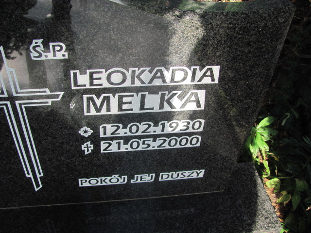 Leokadia MELKA 1930 Bielawa - Grobonet - Wyszukiwarka osób pochowanych