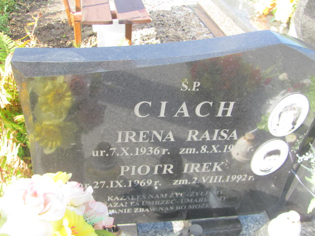 Piotr CIACH 1969 Bielawa - Grobonet - Wyszukiwarka osób pochowanych