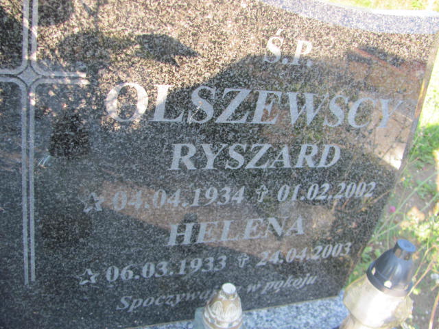 Ryszard Olszewski 1934 Bielawa - Grobonet - Wyszukiwarka osób pochowanych