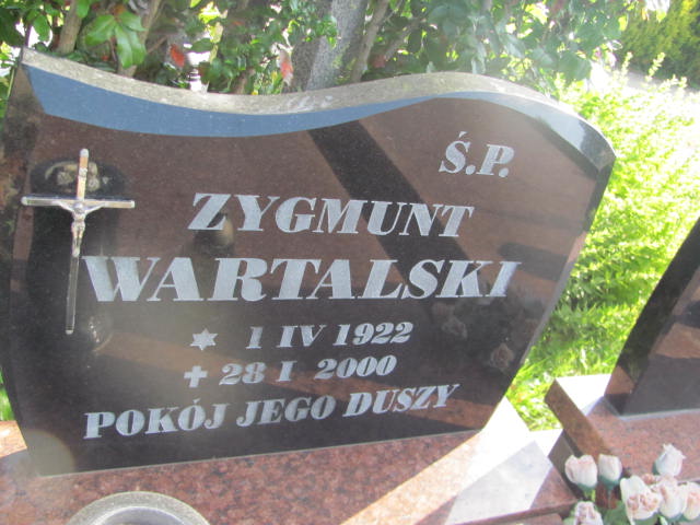 Zygmunt WARTALSKI 1922 Bielawa - Grobonet - Wyszukiwarka osób pochowanych