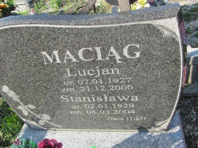 Lucjan MACIĄG 1927 Bielawa - Grobonet - Wyszukiwarka osób pochowanych