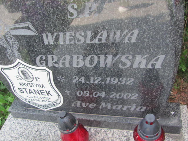 Wiesława Grabowska 1932 Bielawa - Grobonet - Wyszukiwarka osób pochowanych