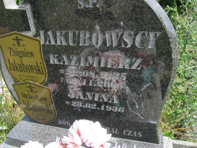 Zbigniew Jakubowski 1958 Bielawa - Grobonet - Wyszukiwarka osób pochowanych