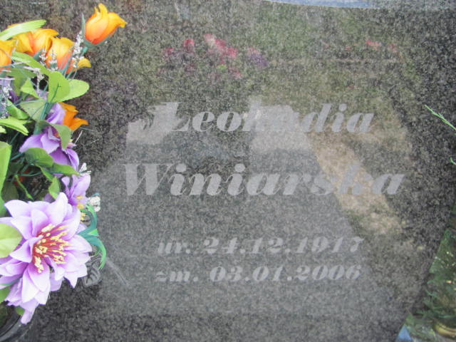 Leokadia Winiarska 1917 Bielawa - Grobonet - Wyszukiwarka osób pochowanych