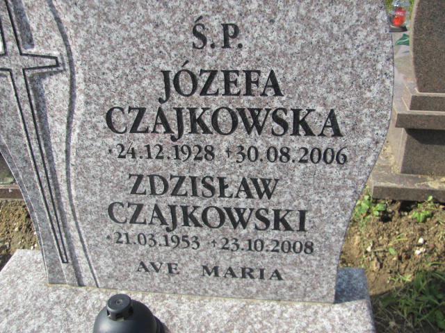 Józefa Czajkowska 1928 Bielawa - Grobonet - Wyszukiwarka osób pochowanych