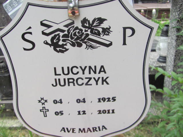 Lucyna Jurczyk 1925 Bielawa - Grobonet - Wyszukiwarka osób pochowanych