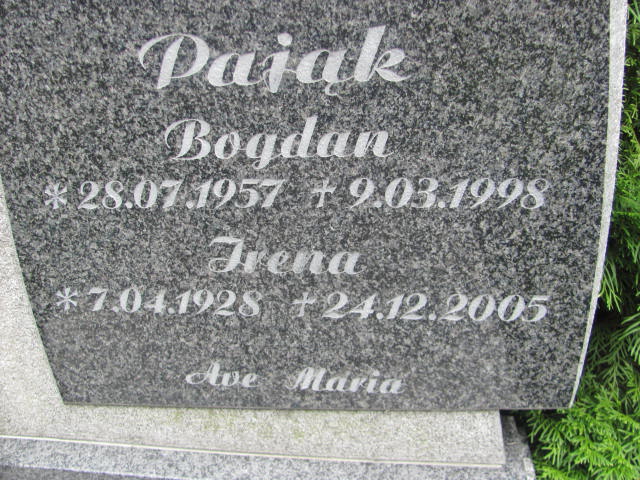 Irena Pająk 1928 Bielawa - Grobonet - Wyszukiwarka osób pochowanych