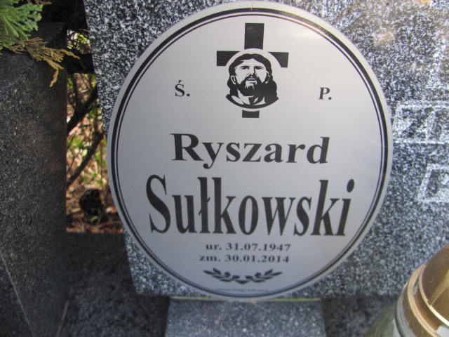 Ryszard Sułkowski 1947 Bielawa - Grobonet - Wyszukiwarka osób pochowanych