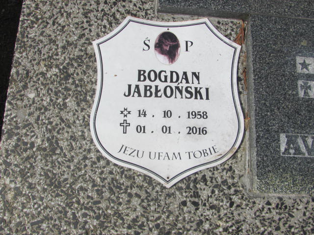 Bogdan Jabłoński 1958 Bielawa - Grobonet - Wyszukiwarka osób pochowanych
