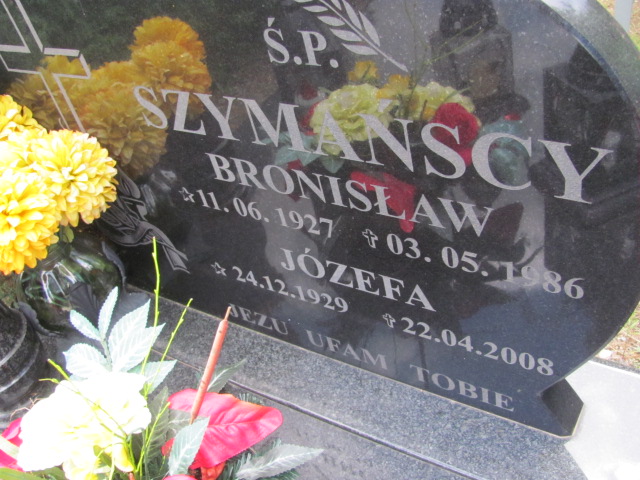 Józefa Szymańska 1929 Bielawa - Grobonet - Wyszukiwarka osób pochowanych