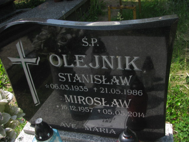 Stanisław OLEJNIK 1935 Bielawa - Grobonet - Wyszukiwarka osób pochowanych