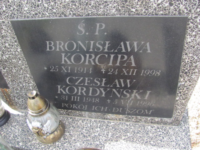 Bronisława KORCIPA 1914 Bielawa - Grobonet - Wyszukiwarka osób pochowanych