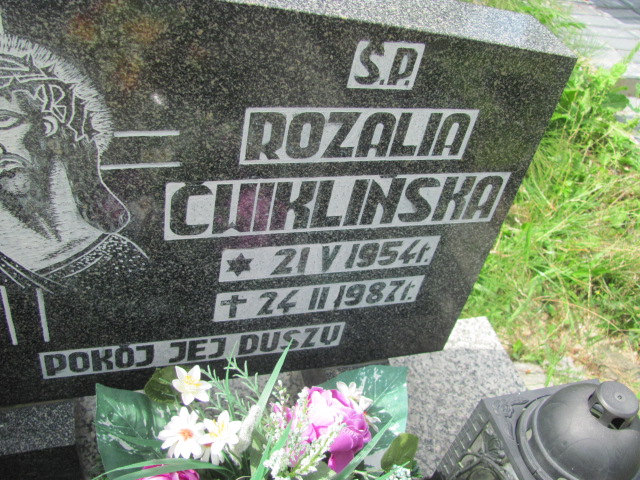 Rozalia ĆWIKLIŃSKA 1954 Bielawa - Grobonet - Wyszukiwarka osób pochowanych
