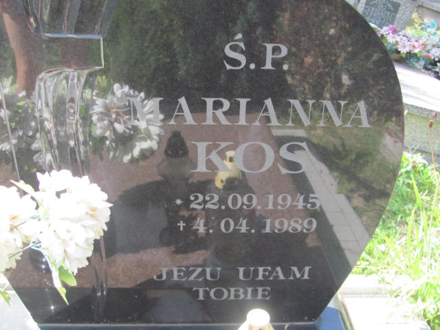 Marianna KOS 1945 Bielawa - Grobonet - Wyszukiwarka osób pochowanych
