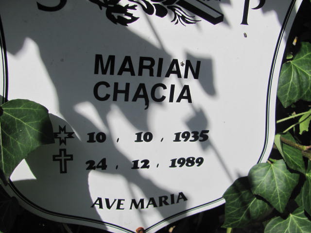 Marian CHĄCIA 1935 Bielawa - Grobonet - Wyszukiwarka osób pochowanych