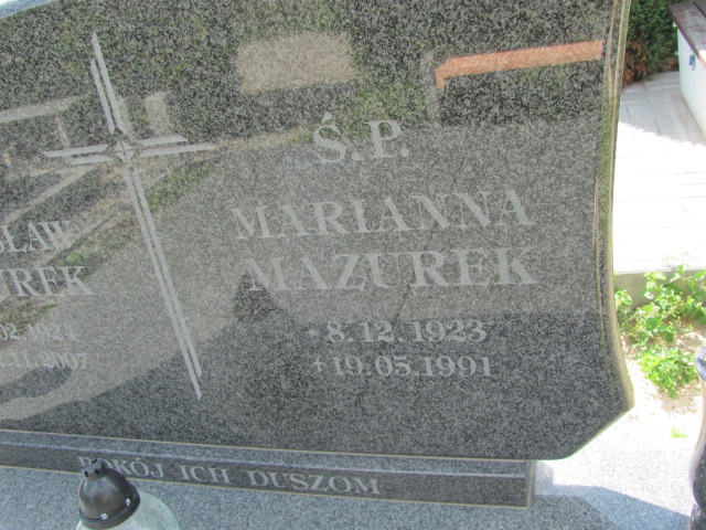 Marianna MAZUREK 1923 Bielawa - Grobonet - Wyszukiwarka osób pochowanych