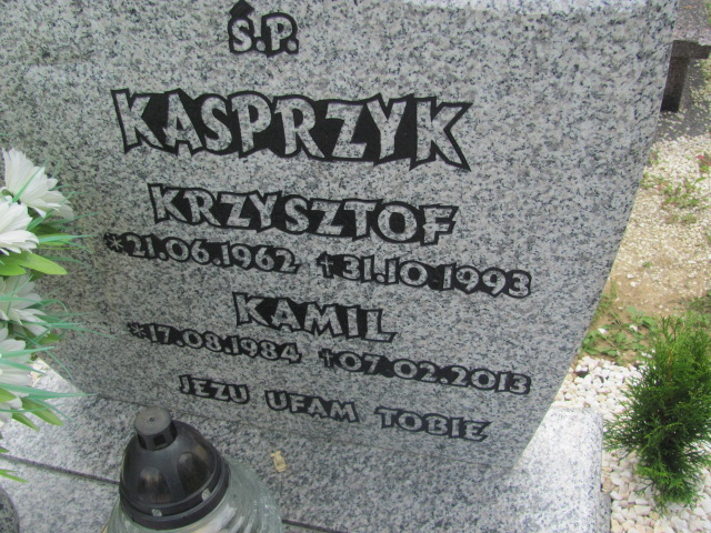 Krzysztof KASPRZYK 1962 Bielawa - Grobonet - Wyszukiwarka osób pochowanych