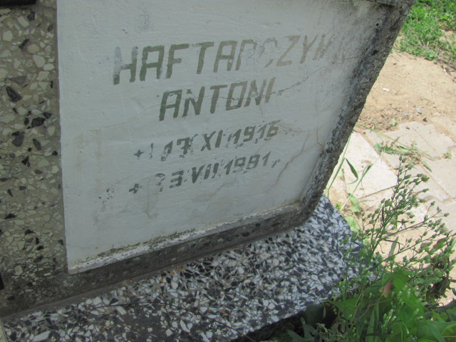 Antoni HAFTARCZYK 1916 Bielawa - Grobonet - Wyszukiwarka osób pochowanych