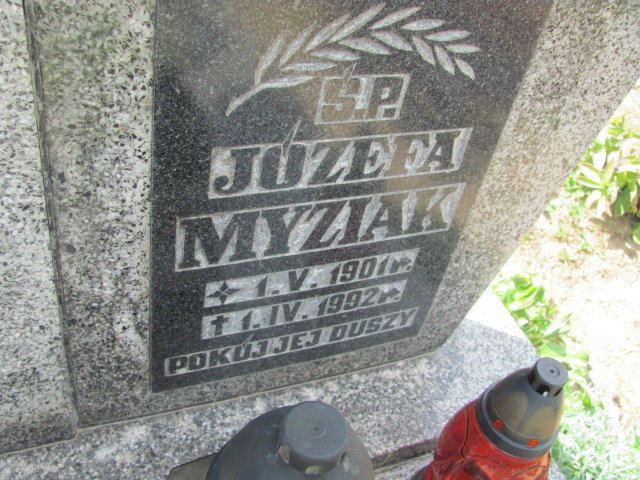 Józefa MYZIAK 1901 Bielawa - Grobonet - Wyszukiwarka osób pochowanych