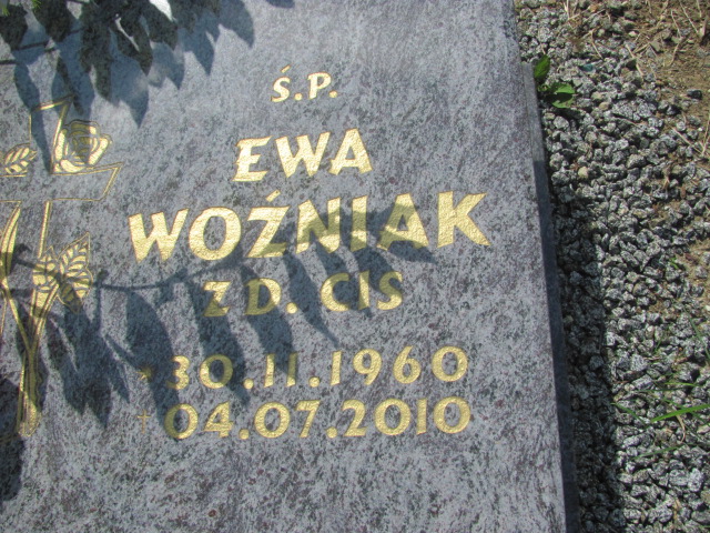 Ewa Woźniak 1960 Bielawa - Grobonet - Wyszukiwarka osób pochowanych