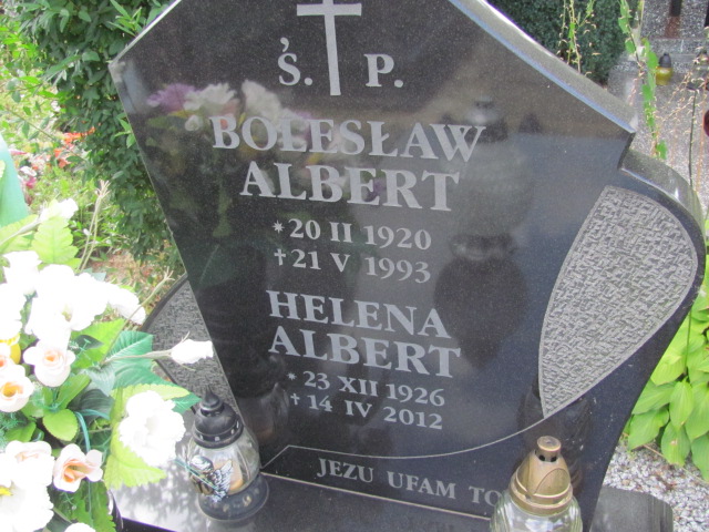 Bolesław ALBERT 1920 Bielawa - Grobonet - Wyszukiwarka osób pochowanych