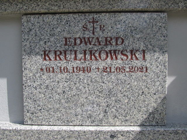 Edward Krulikowski 1940 Bielawa - Grobonet - Wyszukiwarka osób pochowanych