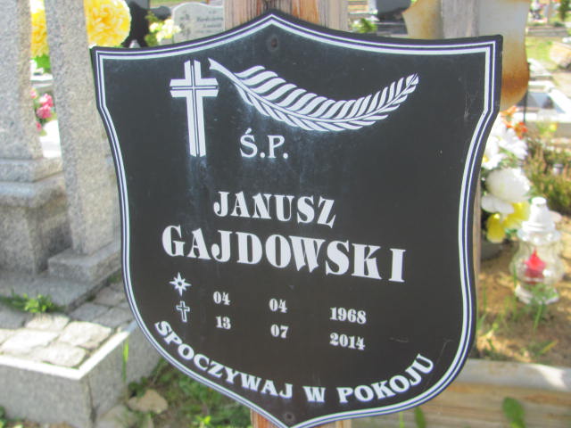 Janusz Gajdowski 1968 Bielawa - Grobonet - Wyszukiwarka osób pochowanych