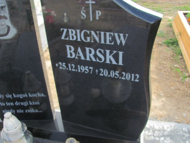 Zbigniew Barski 1957 Bielawa - Grobonet - Wyszukiwarka osób pochowanych
