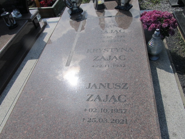 Janusz Zając 1957 Bielawa - Grobonet - Wyszukiwarka osób pochowanych