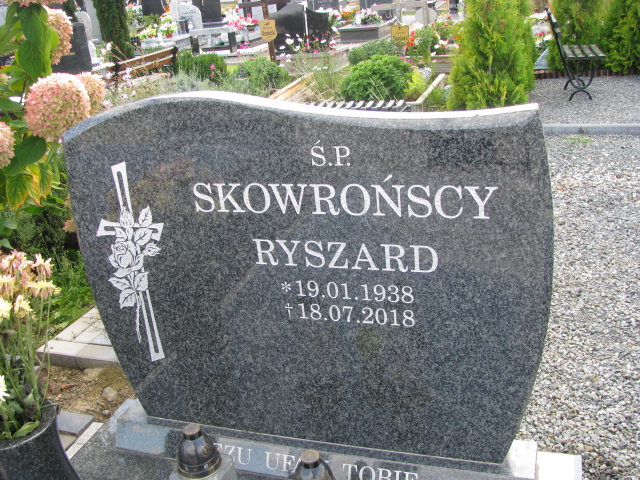 Ryszard Skowroński 1938 Bielawa - Grobonet - Wyszukiwarka osób pochowanych