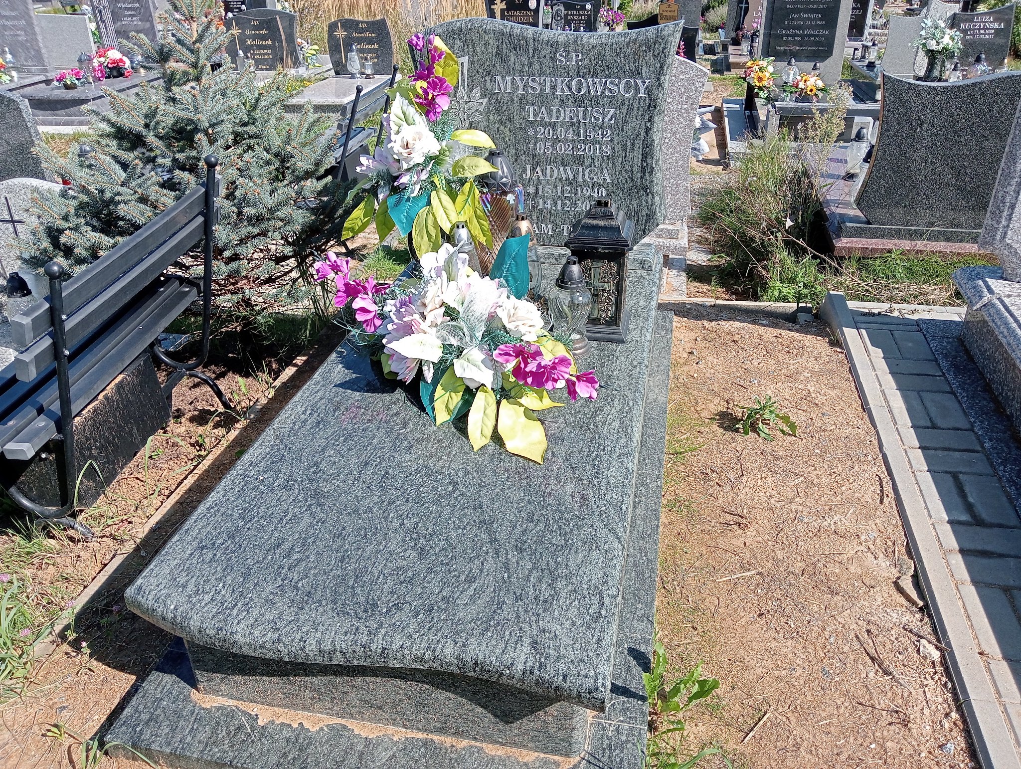 Grób Jadwiga Mystkowska