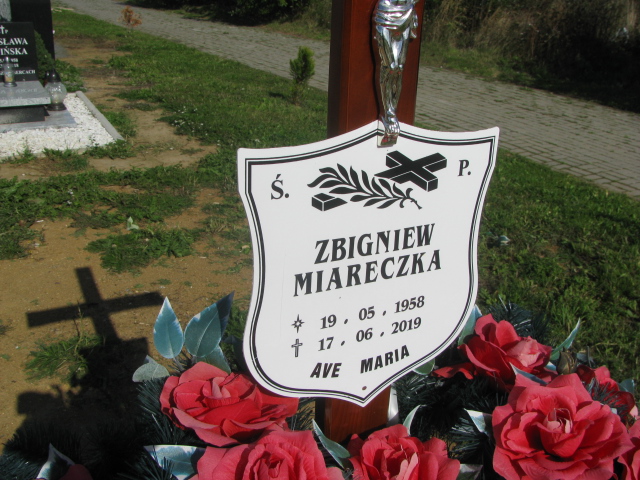 Zbigniew Miareczka  1958 Bielawa - Grobonet - Wyszukiwarka osób pochowanych