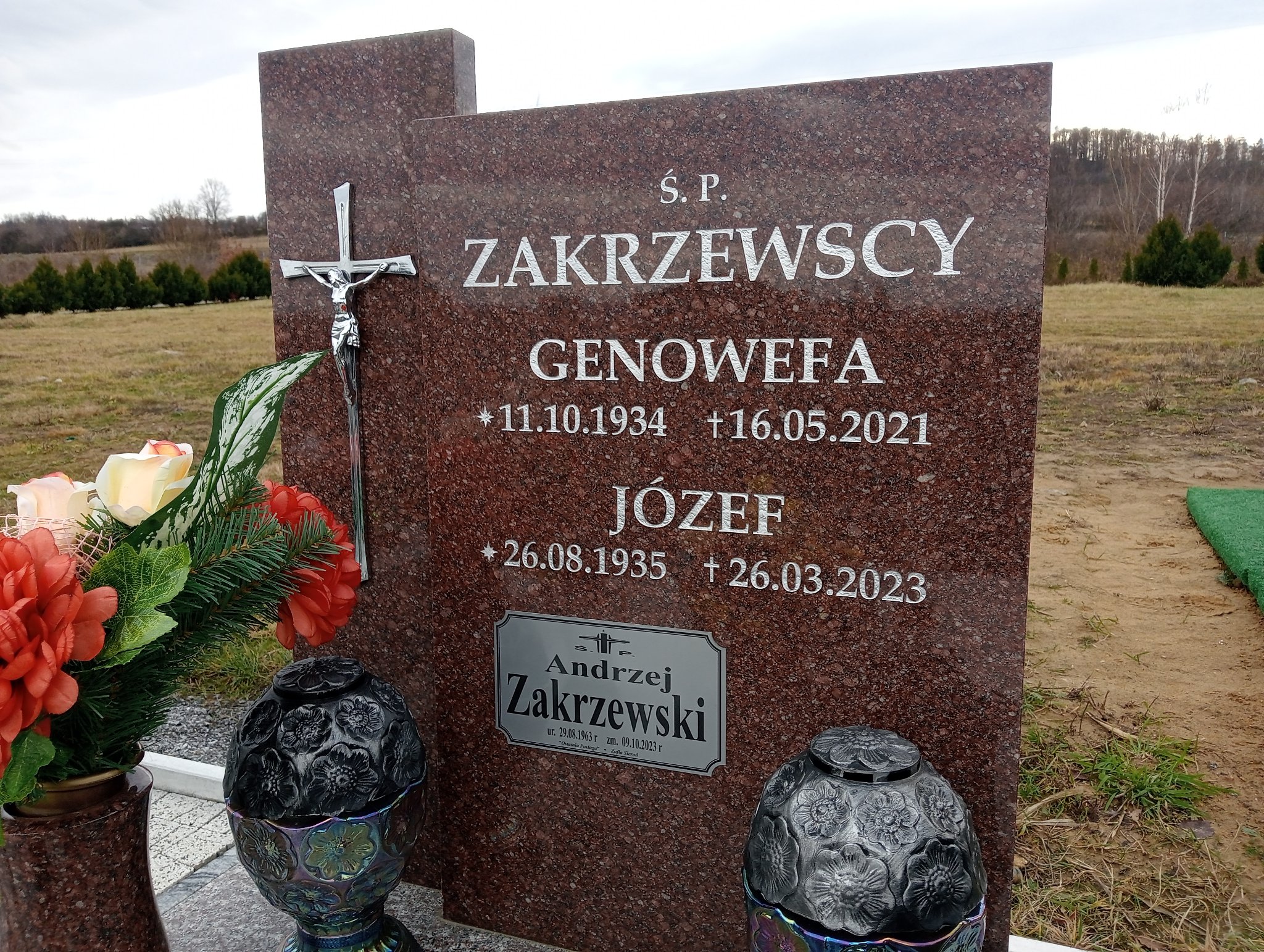 Andrzej Zakrzewski 1963 Bielawa - Grobonet - Wyszukiwarka osób pochowanych