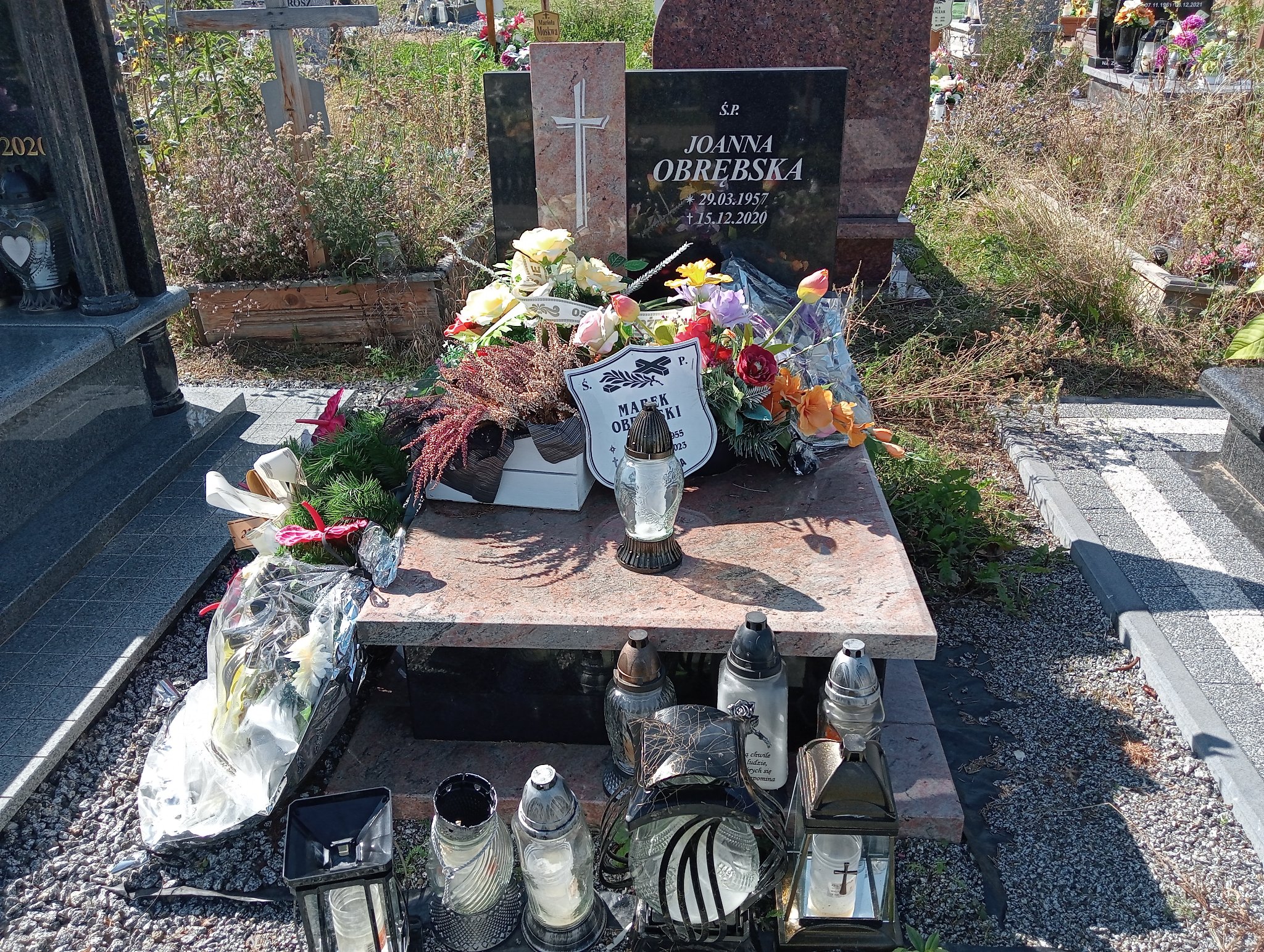 Grób Joanna Obrębska